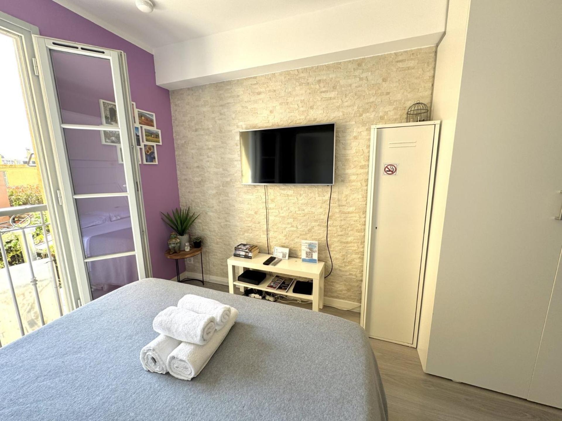 Aparthotel Riviera Nice Cote D'Azur - Old Town - Studio Ac - Sea View - 50M Promenade Des Anglais- La Maison Linda Exterior foto
